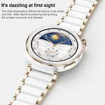 Cinturino per orologio xDfind in ceramica e acciaio inossidabile, For Huawei Watch GT 6 41mm / GT 5 Pro 42mm