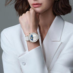 Cinturino per orologio xDfind in ceramica e acciaio inossidabile, For Huawei Watch GT 6 41mm / GT 5 Pro 42mm