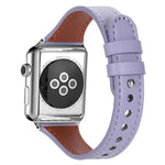Cinturino per orologio xDfind in vera pelle con doppio anello e rivetto singolo., For Apple Watch 42 / 44 / 45 / 46 / 49mm, For Apple Watch 38 / 40 / 41 / S10 42mm
