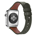 Cinturino per orologio xDfind in vera pelle con doppio anello e rivetto singolo., For Apple Watch 42 / 44 / 45 / 46 / 49mm, For Apple Watch 38 / 40 / 41 / S10 42mm