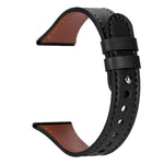 Cinturino per orologio xDfind in vera pelle con doppio anello e rivetto singolo., 20mm, 22mm