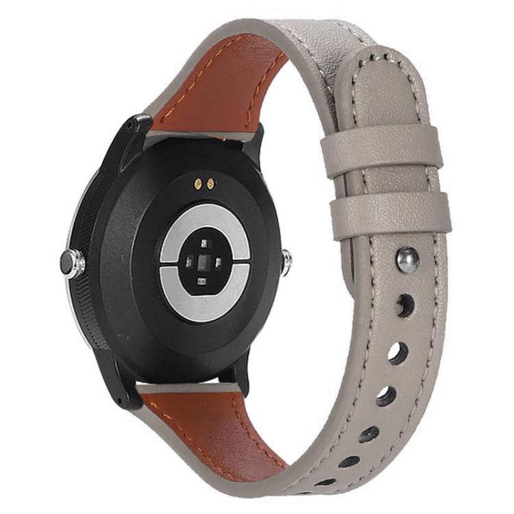 Cinturino per orologio xDfind in vera pelle con doppio anello e rivetto singolo., 20mm, 22mm