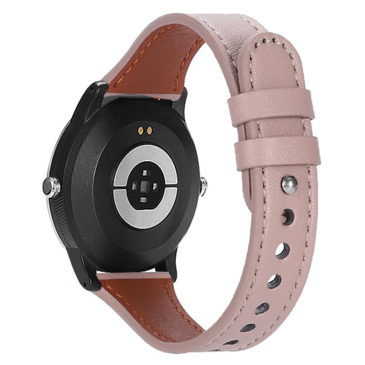 Cinturino per orologio xDfind in vera pelle con doppio anello e rivetto singolo., 20mm, 22mm