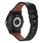 Cinturino per orologio xDfind in vera pelle con doppio anello e rivetto singolo., 20mm, 22mm