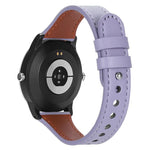 Cinturino per orologio xDfind in vera pelle con doppio anello e rivetto singolo., 20mm, 22mm