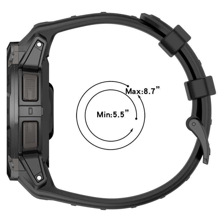 Cinturino per orologio in silicone a sgancio rapido xDfind, For Garmin Instinct 3 AMOLED 50mm / Solar 50mm