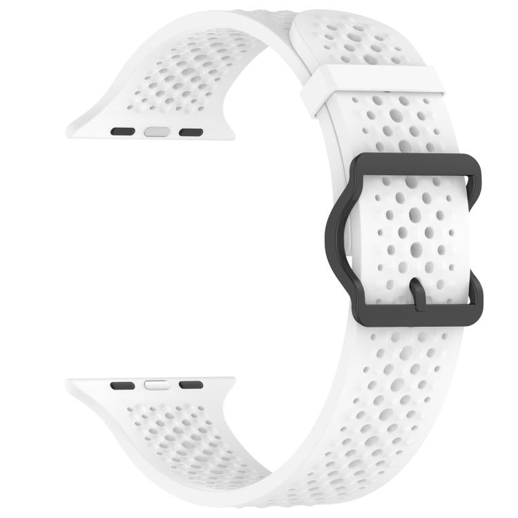 Cinturino per orologio in silicone traspirante xDfind, For Apple Watch 42 / 44 / 45 / 46 / 49mm, For Apple Watch 38 / 40 / 41 / S10 42mm