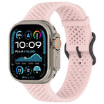 Cinturino per orologio in silicone traspirante xDfind, For Apple Watch 42 / 44 / 45 / 46 / 49mm, For Apple Watch 38 / 40 / 41 / S10 42mm