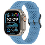 Cinturino per orologio in silicone traspirante xDfind, For Apple Watch 42 / 44 / 45 / 46 / 49mm, For Apple Watch 38 / 40 / 41 / S10 42mm