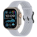 Cinturino per orologio in silicone traspirante xDfind, For Apple Watch 42 / 44 / 45 / 46 / 49mm, For Apple Watch 38 / 40 / 41 / S10 42mm