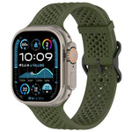 Cinturino per orologio in silicone traspirante xDfind, For Apple Watch 42 / 44 / 45 / 46 / 49mm, For Apple Watch 38 / 40 / 41 / S10 42mm