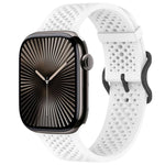 Cinturino per orologio in silicone traspirante xDfind, For Apple Watch 42 / 44 / 45 / 46 / 49mm, For Apple Watch 38 / 40 / 41 / S10 42mm