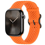 Cinturino per orologio in silicone traspirante xDfind, For Apple Watch 42 / 44 / 45 / 46 / 49mm, For Apple Watch 38 / 40 / 41 / S10 42mm