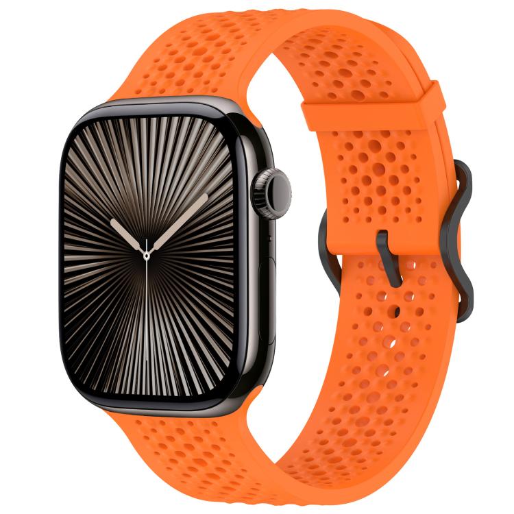 Cinturino per orologio in silicone traspirante xDfind, For Apple Watch 42 / 44 / 45 / 46 / 49mm, For Apple Watch 38 / 40 / 41 / S10 42mm