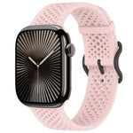 Cinturino per orologio in silicone traspirante xDfind, For Apple Watch 42 / 44 / 45 / 46 / 49mm, For Apple Watch 38 / 40 / 41 / S10 42mm