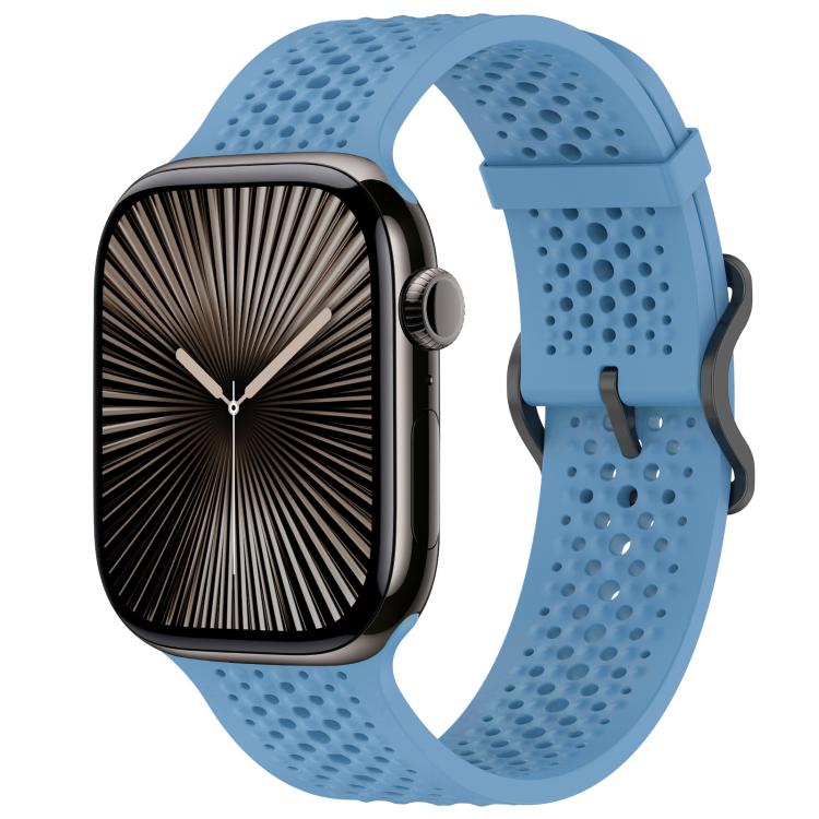Cinturino per orologio in silicone traspirante xDfind, For Apple Watch 42 / 44 / 45 / 46 / 49mm, For Apple Watch 38 / 40 / 41 / S10 42mm