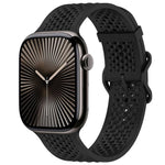 Cinturino per orologio in silicone traspirante xDfind, For Apple Watch 42 / 44 / 45 / 46 / 49mm, For Apple Watch 38 / 40 / 41 / S10 42mm