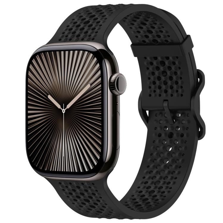 Cinturino per orologio in silicone traspirante xDfind, For Apple Watch 42 / 44 / 45 / 46 / 49mm, For Apple Watch 38 / 40 / 41 / S10 42mm