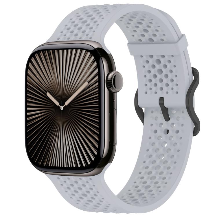 Cinturino per orologio in silicone traspirante xDfind, For Apple Watch 42 / 44 / 45 / 46 / 49mm, For Apple Watch 38 / 40 / 41 / S10 42mm