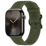 Cinturino per orologio in silicone traspirante xDfind, For Apple Watch 42 / 44 / 45 / 46 / 49mm, For Apple Watch 38 / 40 / 41 / S10 42mm