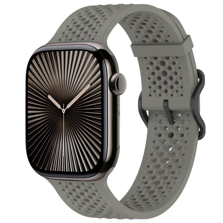 Cinturino per orologio in silicone traspirante xDfind, For Apple Watch 42 / 44 / 45 / 46 / 49mm, For Apple Watch 38 / 40 / 41 / S10 42mm