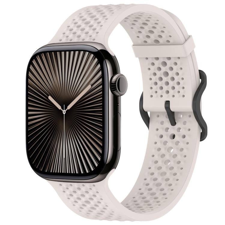 Cinturino per orologio in silicone traspirante xDfind, For Apple Watch 42 / 44 / 45 / 46 / 49mm, For Apple Watch 38 / 40 / 41 / S10 42mm