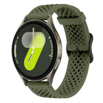 Cinturino per orologio in silicone traspirante xDfind, For Samsung Galaxy Watch 7 / 6 / 5 / FE