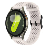 Cinturino per orologio in silicone traspirante xDfind, For Samsung Galaxy Watch 7 / 6 / 5 / FE