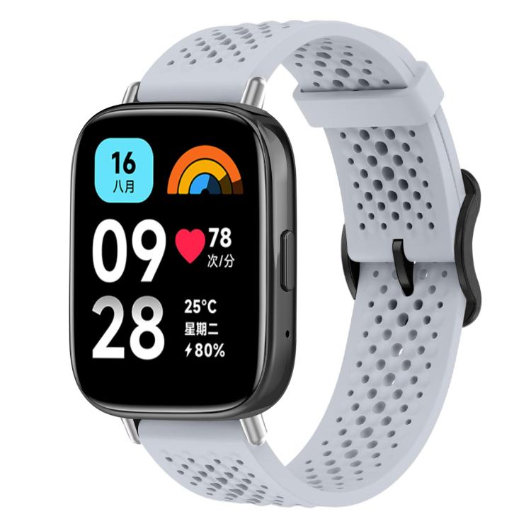 Cinturino per orologio in silicone traspirante xDfind, For Xiaomi Band 10 Pro / 9 Pro / Redmi Watch 6, For Redmi Watch 3 Active / Watch 3 Lite