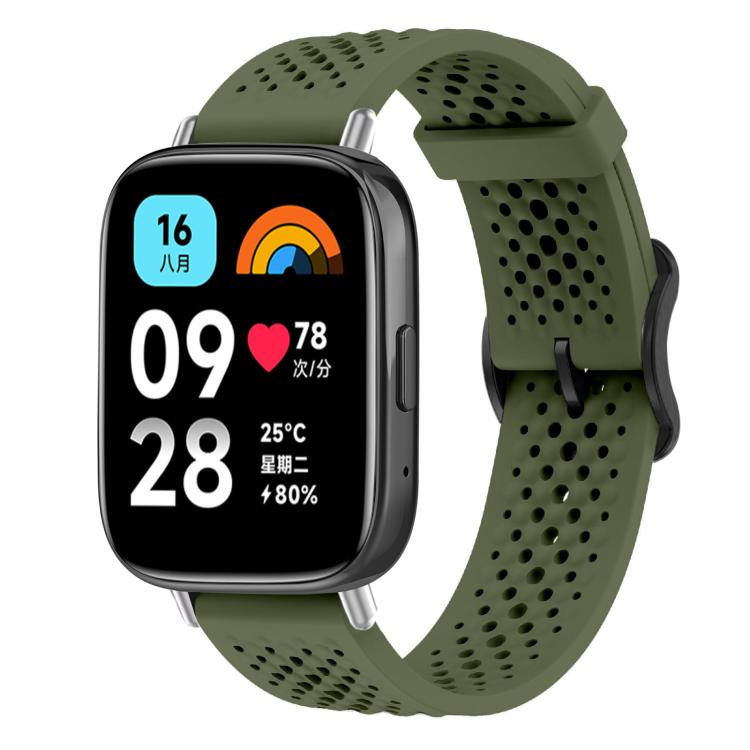 Cinturino per orologio in silicone traspirante xDfind, For Xiaomi Band 10 Pro / 9 Pro / Redmi Watch 6, For Redmi Watch 3 Active / Watch 3 Lite