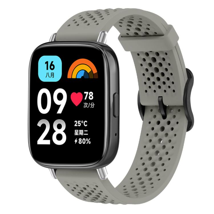 Cinturino per orologio in silicone traspirante xDfind, For Xiaomi Band 10 Pro / 9 Pro / Redmi Watch 6, For Redmi Watch 3 Active / Watch 3 Lite