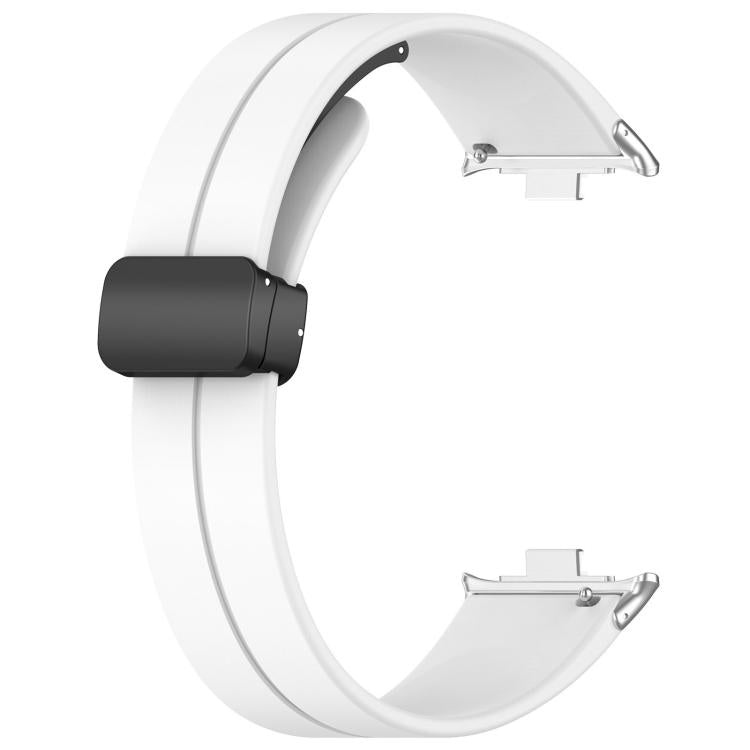 Cinturino per orologio in silicone nero con fibbia pieghevole e scanalatura piatta xDfind, For Xiaomi Band 10 Pro / 9 Pro / Redmi Watch 6, For Redmi Watch 3 Active / Watch 3 Lite