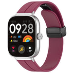 Cinturino per orologio in silicone nero con fibbia pieghevole e scanalatura piatta xDfind, For Xiaomi Band 10 Pro / 9 Pro / Redmi Watch 6, For Redmi Watch 3 Active / Watch 3 Lite