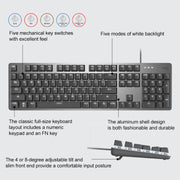 Logitech K845 Backlit Mechanical Wired Keyboard, Cable Length: 1.8m, Longhua Brown Axis, Longhua Red Axis