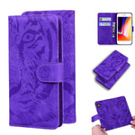 Custodia portafoglio in pelle con ribalta per iPhone compatibili