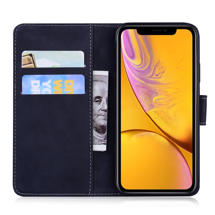 Custodia portafoglio in pelle a ribalta per iPhone