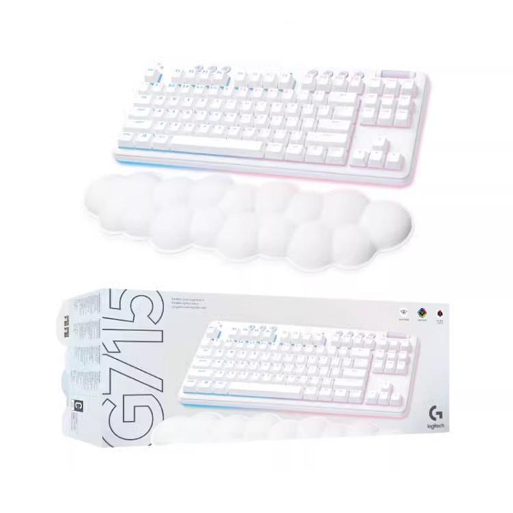 Logitech G715 Dual-Mode 87-Key RGB Wireless Bluetooth Mechanical Keyboard, Tea Shaft