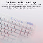 Logitech G715 Dual-Mode 87-Key RGB Wireless Bluetooth Mechanical Keyboard, Red Shaft
