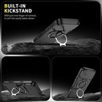 Custodia per telefono con anello scorrevole per fotocamera, For iPhone 17 Pro Max, For iPhone 17 Pro, For iPhone 17