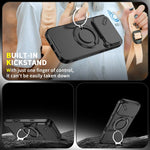 Custodia per telefono con anello scorrevole per fotocamera, For iPhone 17 Pro Max, For iPhone 17 Pro, For iPhone 17