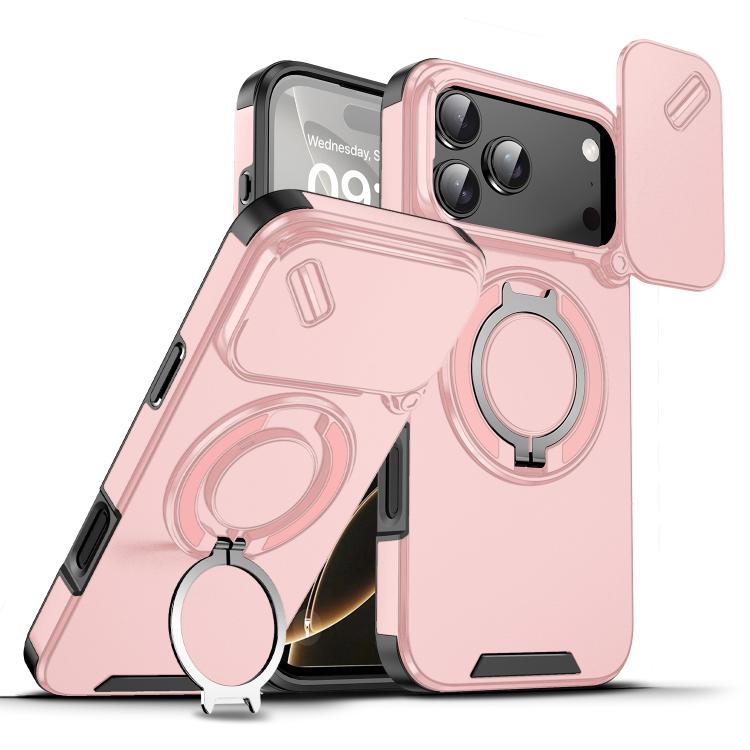 Custodia per telefono con anello scorrevole per fotocamera, For iPhone 17 Pro Max, For iPhone 17 Pro, For iPhone 17
