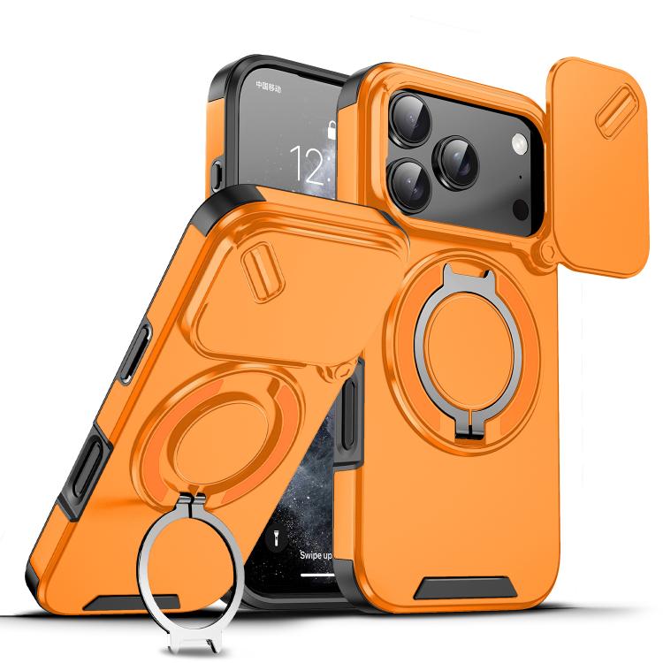 Custodia per telefono con anello scorrevole per fotocamera, For iPhone 17 Pro Max, For iPhone 17 Pro, For iPhone 17