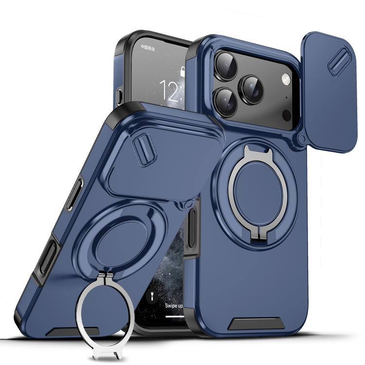 Custodia per telefono con anello scorrevole per fotocamera, For iPhone 17 Pro Max, For iPhone 17 Pro, For iPhone 17