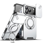Custodia per telefono con anello scorrevole per fotocamera, For iPhone 17 Pro Max, For iPhone 17 Pro, For iPhone 17