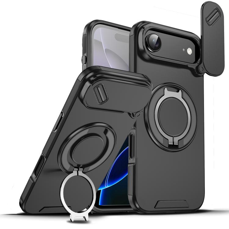 Custodia per telefono con anello scorrevole per fotocamera, For iPhone Air
