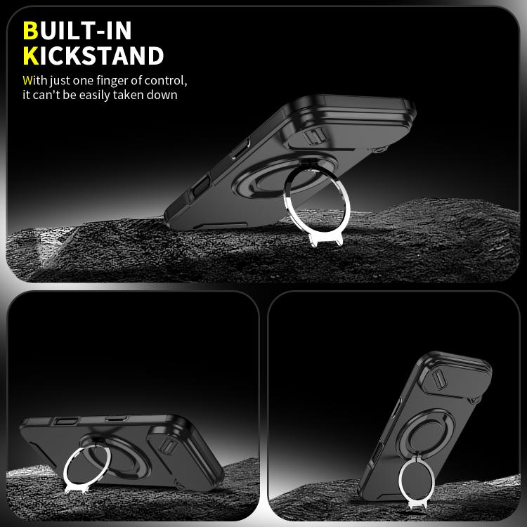 Custodia per telefono con anello scorrevole per fotocamera, For iPhone Air