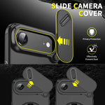 Custodia per telefono con anello scorrevole per fotocamera, For iPhone Air
