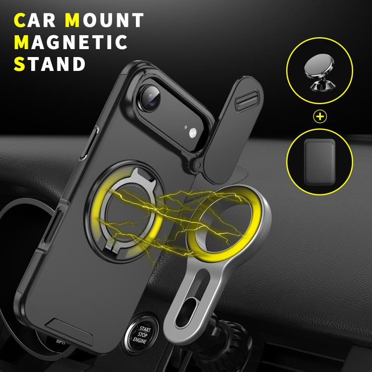 Custodia per telefono con anello scorrevole per fotocamera, For iPhone Air