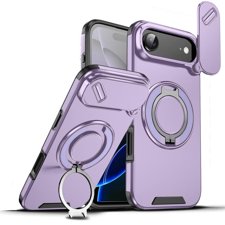 Custodia per telefono con anello scorrevole per fotocamera, For iPhone Air