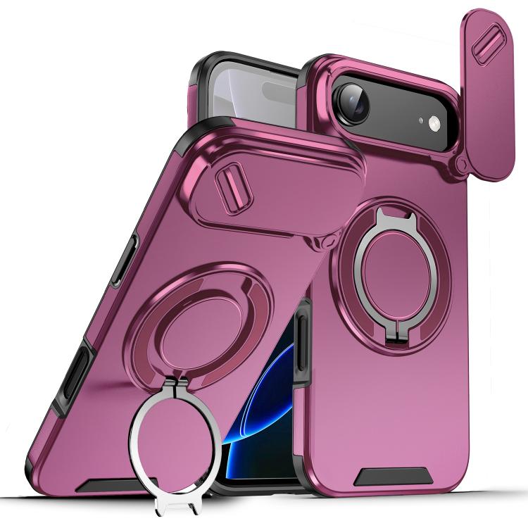 Custodia per telefono con anello scorrevole per fotocamera, For iPhone Air